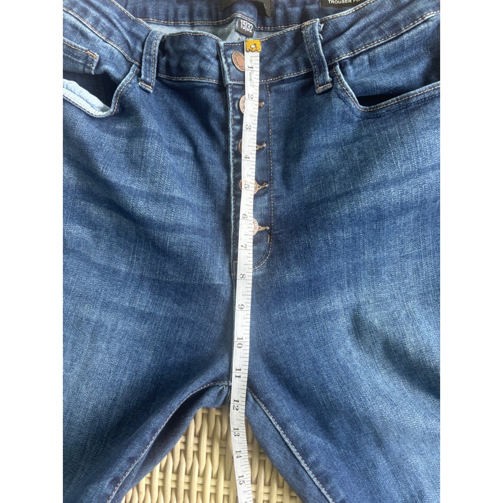 Judy Blue Trouser Flare Jeans‎ size 15/32 high rise boho layered minimalist - Picture 10 of 10
